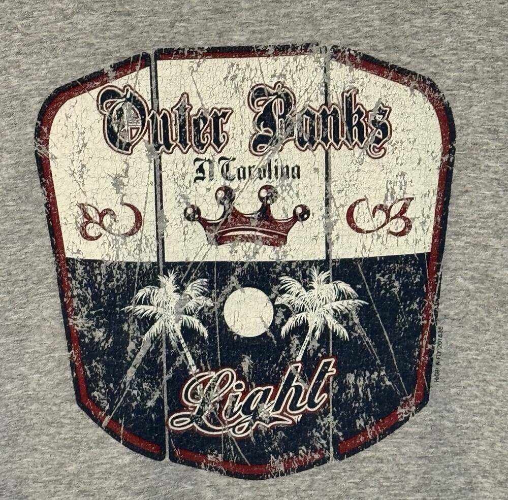 Outer Banks Gray XL T-Shirt North Carolina